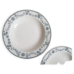 Lot de 4 assiettes creuses badonviller