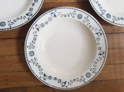 Lot de 4 assiettes creuses badonviller