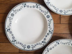 Lot de 4 assiettes creuses badonviller