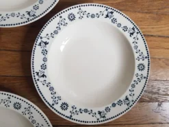 Lot de 4 assiettes creuses badonviller