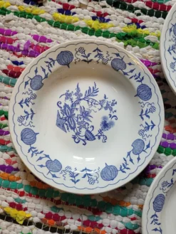 Lot de 5 assiettes creuses Blue Onion