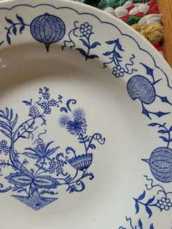 Lot de 5 assiettes creuses Blue Onion