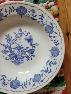 Lot de 5 assiettes creuses Blue Onion