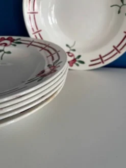 Lot de 6 assiettes creuses “Castille” - Sarreguemines