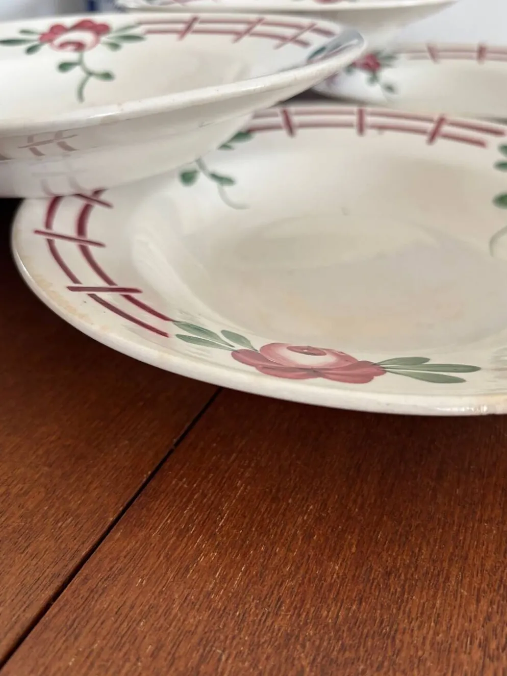 Lot de 6 assiettes creuses “Castille” - Sarreguemines