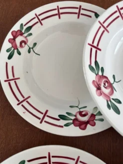 Lot de 6 assiettes creuses “Castille” - Sarreguemines