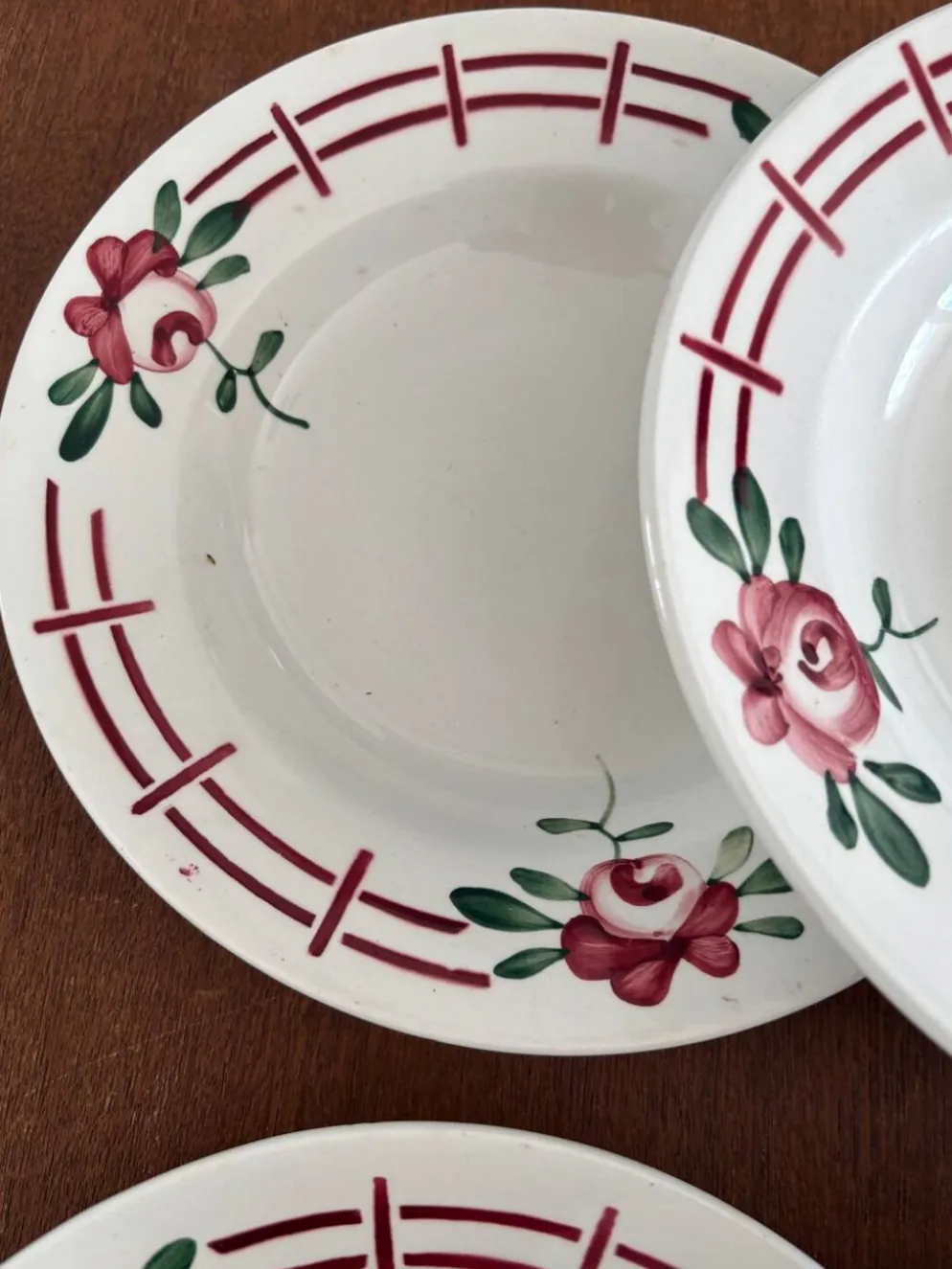 Lot de 6 assiettes creuses “Castille” - Sarreguemines