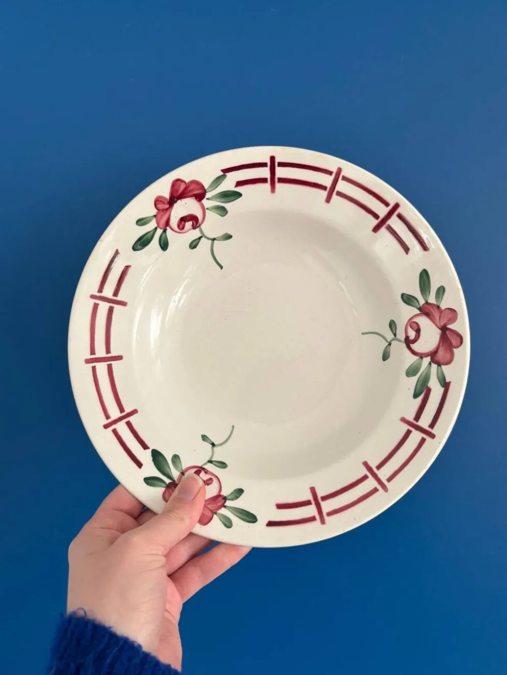 Lot de 6 assiettes creuses “Castille” - Sarreguemines