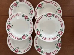 Lot de 6 assiettes creuses “Castille” - Sarreguemines