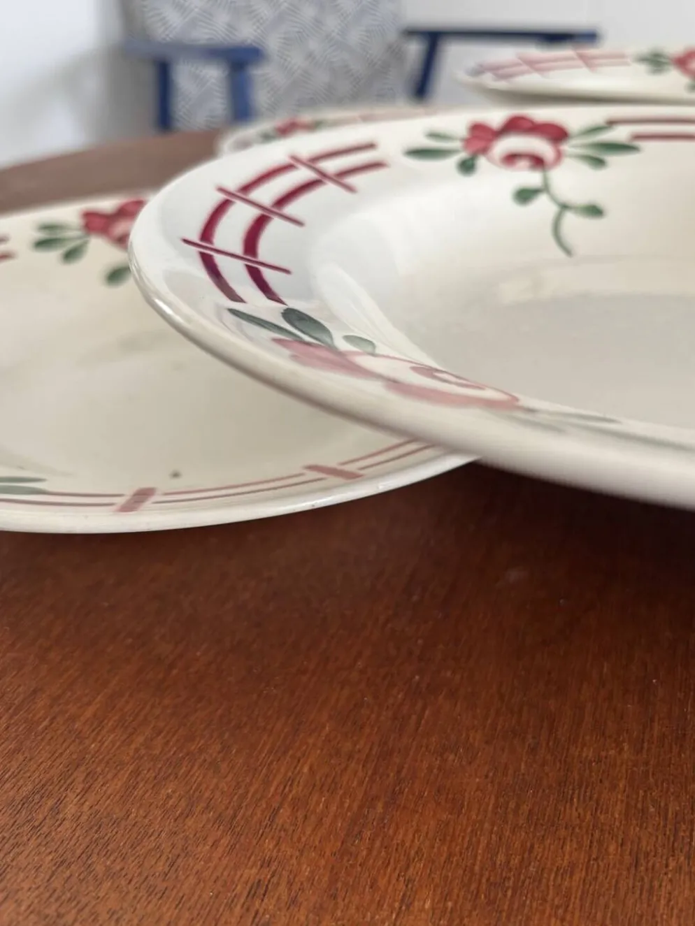 Lot de 6 assiettes creuses “Castille” - Sarreguemines