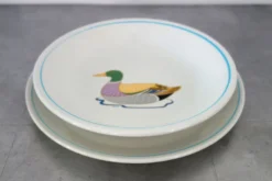 Lot de 8 assiettes creuses Ceraminter Italie