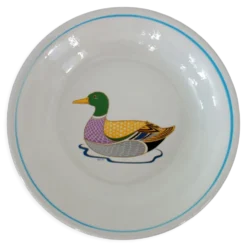 Lot de 8 assiettes creuses Ceraminter Italie