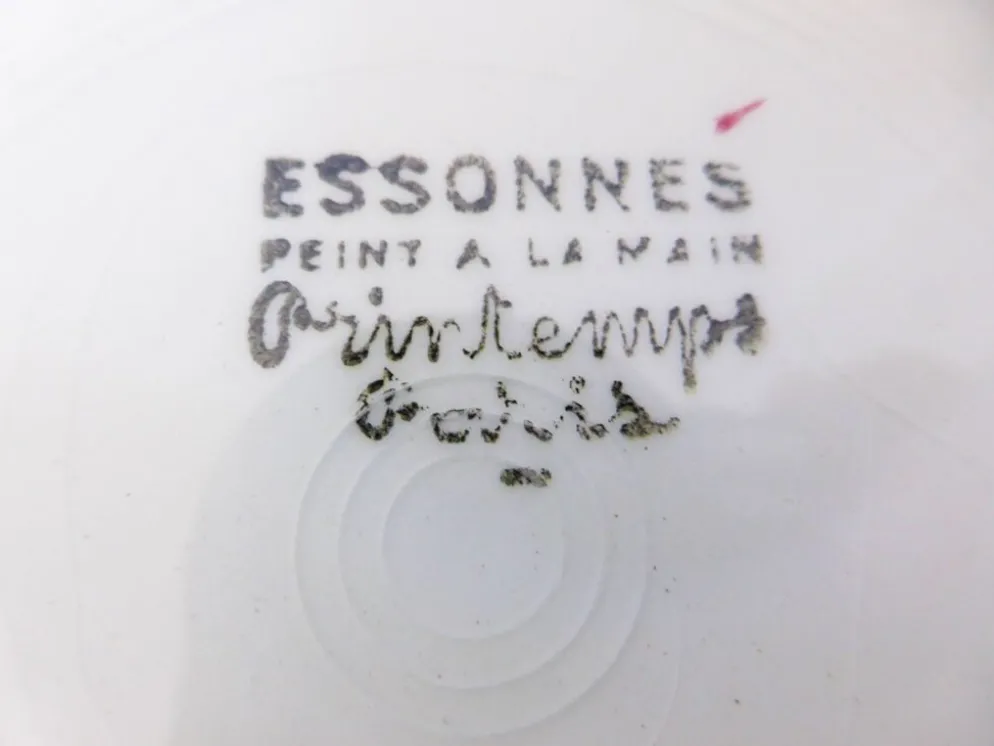 Lot de 4 assiettes creuses du Printemps Paris modèle Essonnes 210619