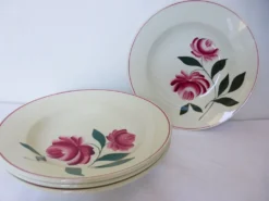 Lot de 4 assiettes creuses du Printemps Paris modèle Essonnes 210619