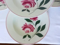 Lot de 4 assiettes creuses du Printemps Paris modèle Essonnes 210619