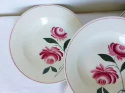 Lot de 4 assiettes creuses du Printemps Paris modèle Essonnes 210619