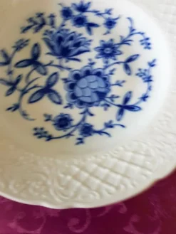 Lot de 3 assiettes creuses, Echt Cobalt Germany