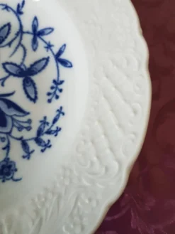 Lot de 3 assiettes creuses, Echt Cobalt Germany