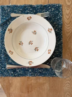 Lot de 4 assiettes creuses en céramique
