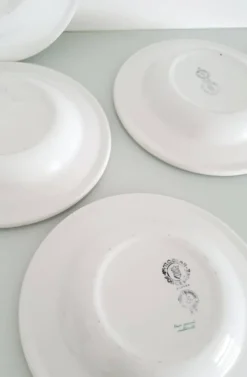 Lot de 6 assiettes creuses 
