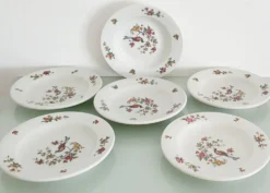 Lot de 6 assiettes creuses 