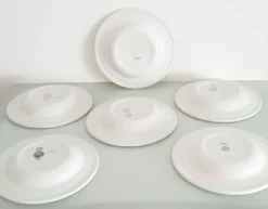 Lot de 6 assiettes creuses 