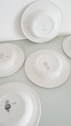 Lot de 6 assiettes creuses 