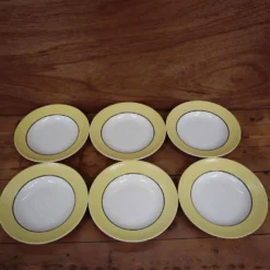 Lot de 6 Assiettes creuses « Orchies Moulin des Loups »