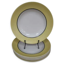 Lot de 6 Assiettes creuses « Orchies Moulin des Loups »