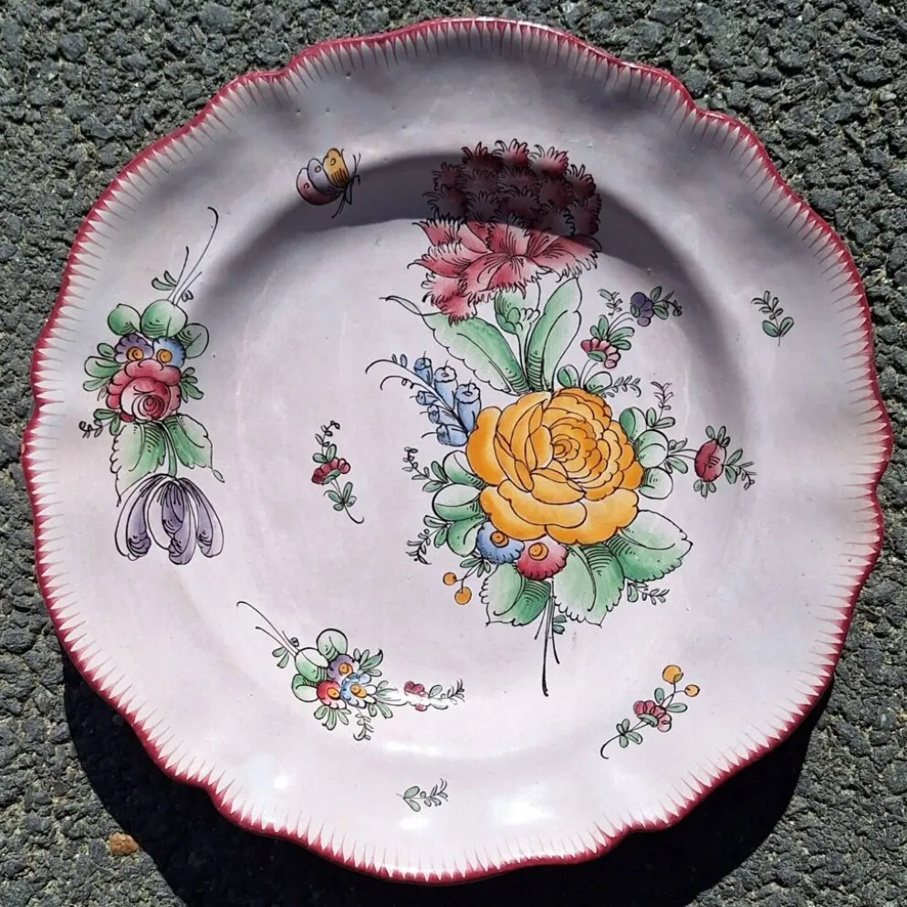 Lot de 3 assiettes creuses Roullet Roneleau Angoulême
