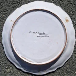 Lot de 3 assiettes creuses Roullet Roneleau Angoulême