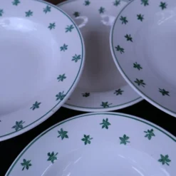 Lot de 6 assiettes creuses 5200 Sarreguemines et Digoin Vintage
