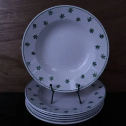 Lot de 6 assiettes creuses 5200 Sarreguemines et Digoin Vintage