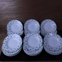 Lot de 6 assiettes creuses 5200 Sarreguemines et Digoin Vintage