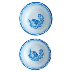 Lot de 2 assiettes creuses Sarreguemines, André