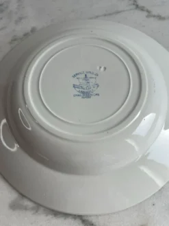 Lot de 6 assiettes creuses Service Windsor Creil et Montereau