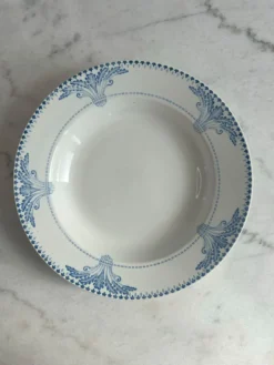 Lot de 6 assiettes creuses Service Windsor Creil et Montereau