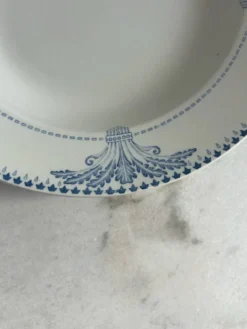 Lot de 6 assiettes creuses Service Windsor Creil et Montereau