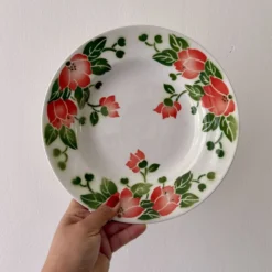 Lot de 11 assiettes creuses vintage Eric de Moulin des Loups