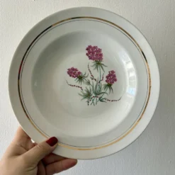Lot de 6 assiettes creuses vintage - Moulin des Loups