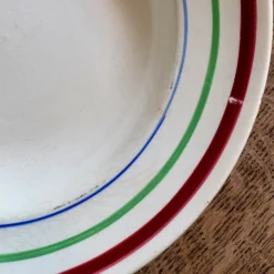 Lot de 6 assiettes creuses vintage, modèles Gildas