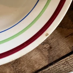 Lot de 6 assiettes creuses vintage, modèles Gildas