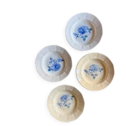 Lot de 4 assiettes creuses vintage Digoin
