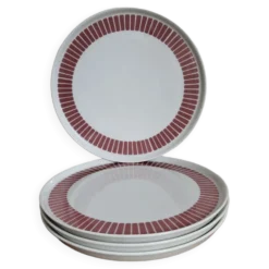 Lot de 4 assiettes à dessert