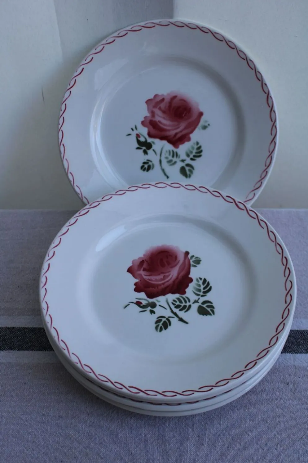 Lot de 6 assiettes à dessert