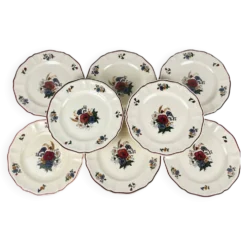 Lot de 8 assiettes à dessert 