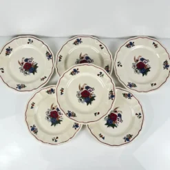 Lot de 6 assiettes à dessert 