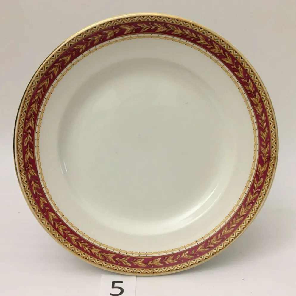 Lot de 6 assiettes à dessert “britamic lifelong ironstone england”
