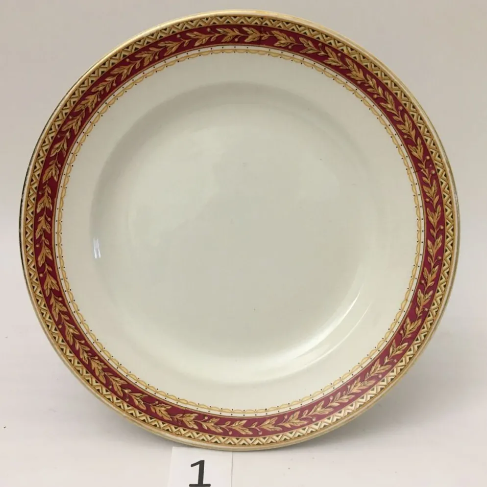 Lot de 6 assiettes à dessert “britamic lifelong ironstone england”