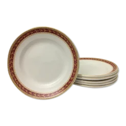 Lot de 6 assiettes à dessert “britamic lifelong ironstone england”
